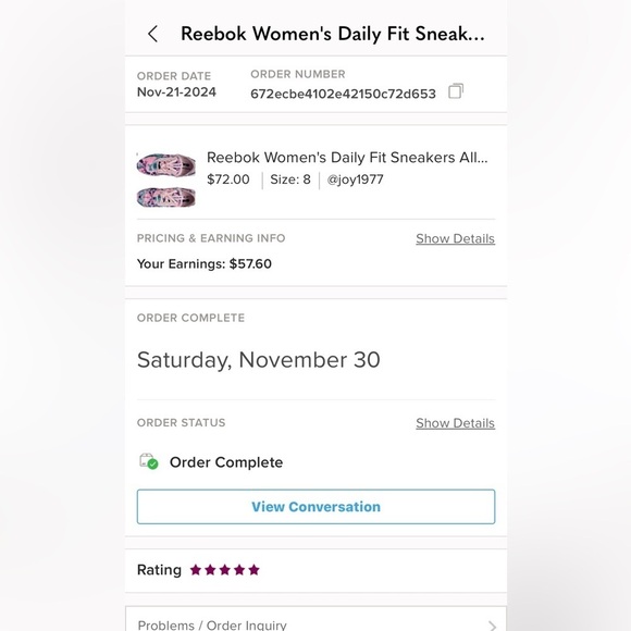 Reebok Women's Daily Fit Sneakers All Day Comfort Lightweight Size 9M - Picture 7 of 7